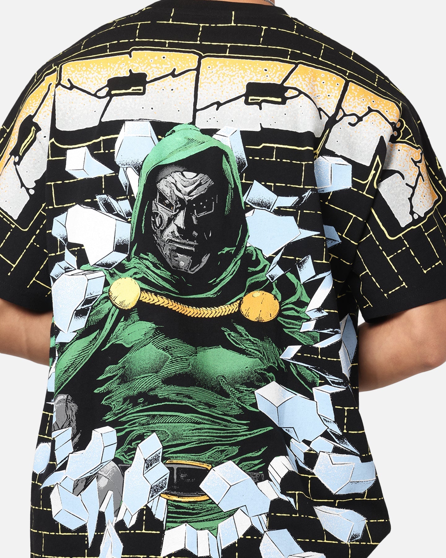 73Studio Marvel Doctor Doom All Over Print T-Shirt Black