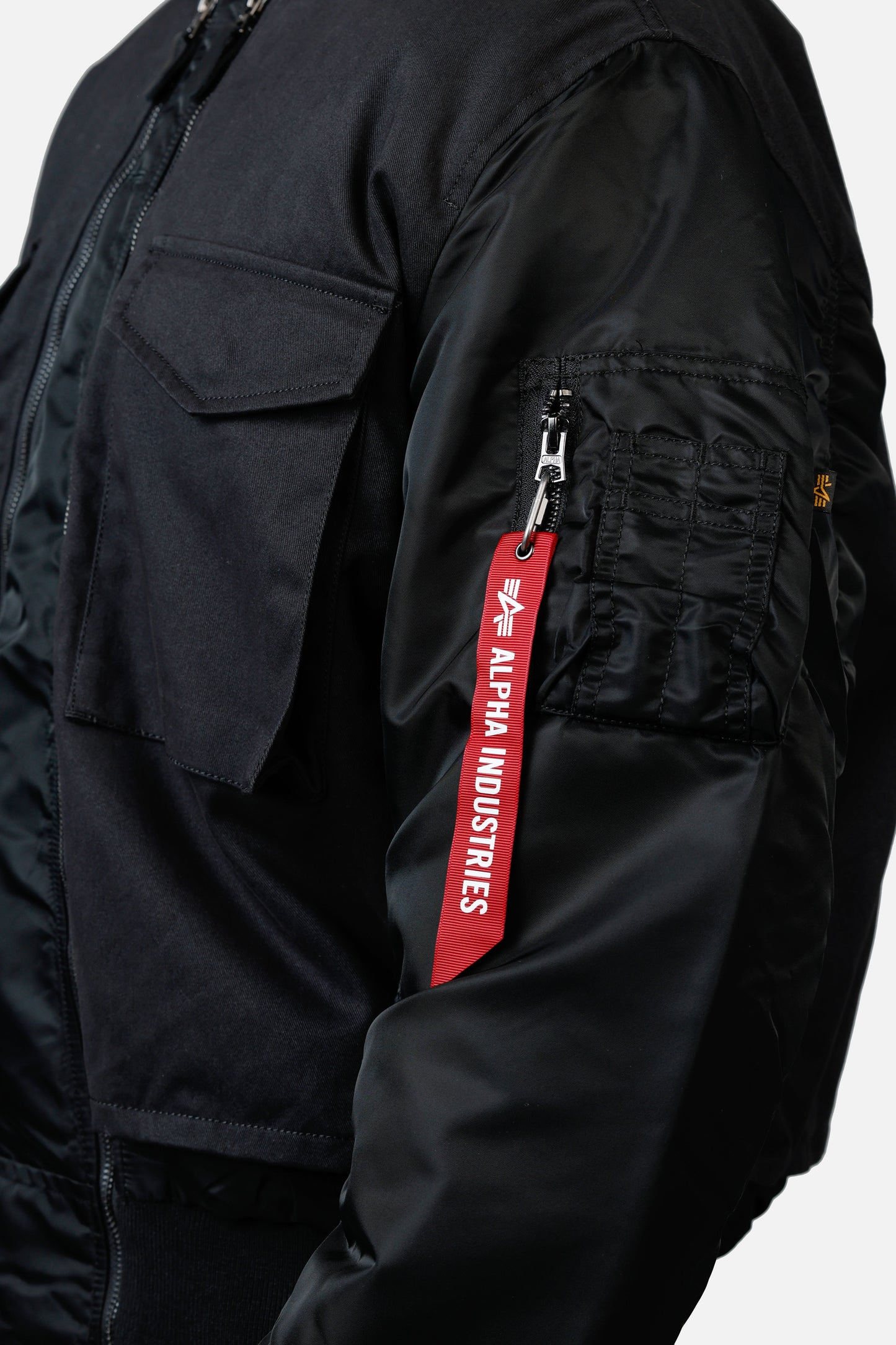 Alpha Industries MA-1 Mixed Cotton Jacket Black