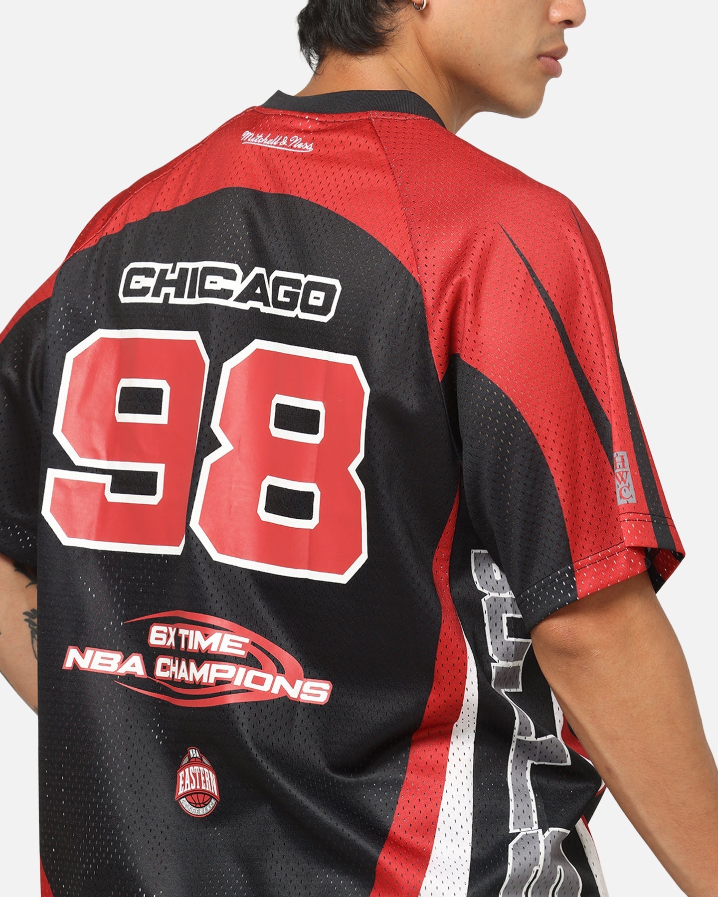 Mitchell & Ness Chicago Bulls Warehouse Rave Jersey Black/Red