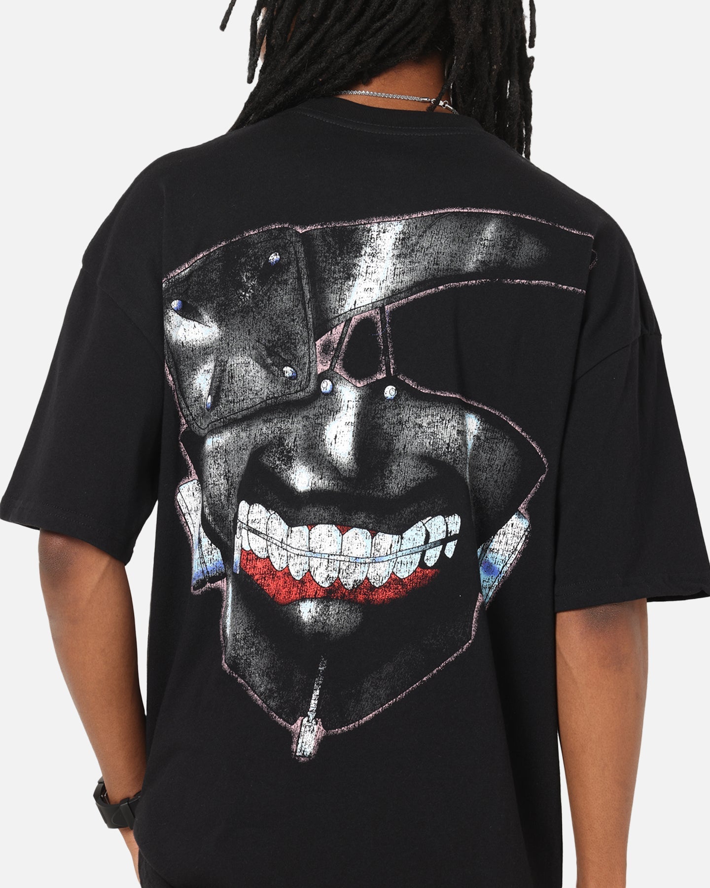 73Studio X Tokyo Ghoul One Eyed Ghoul Vintage T-Shirt Black