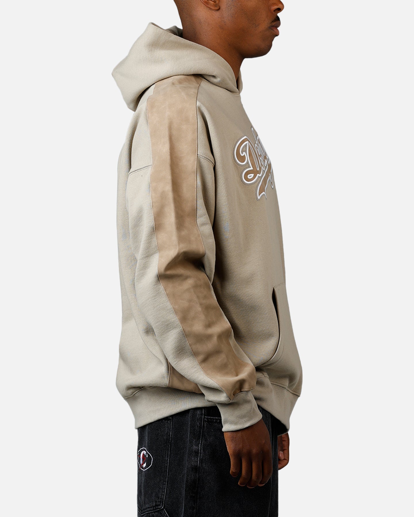 Pro Standard Los Angeles Dodgers Panel Hoodie Tan