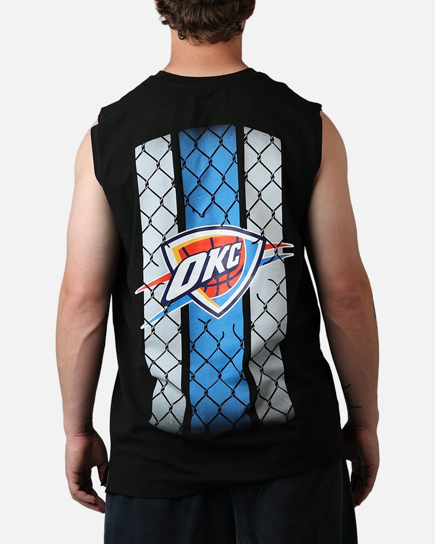 New Era Oklahoma City Thunder Muscle T-Shirt Black