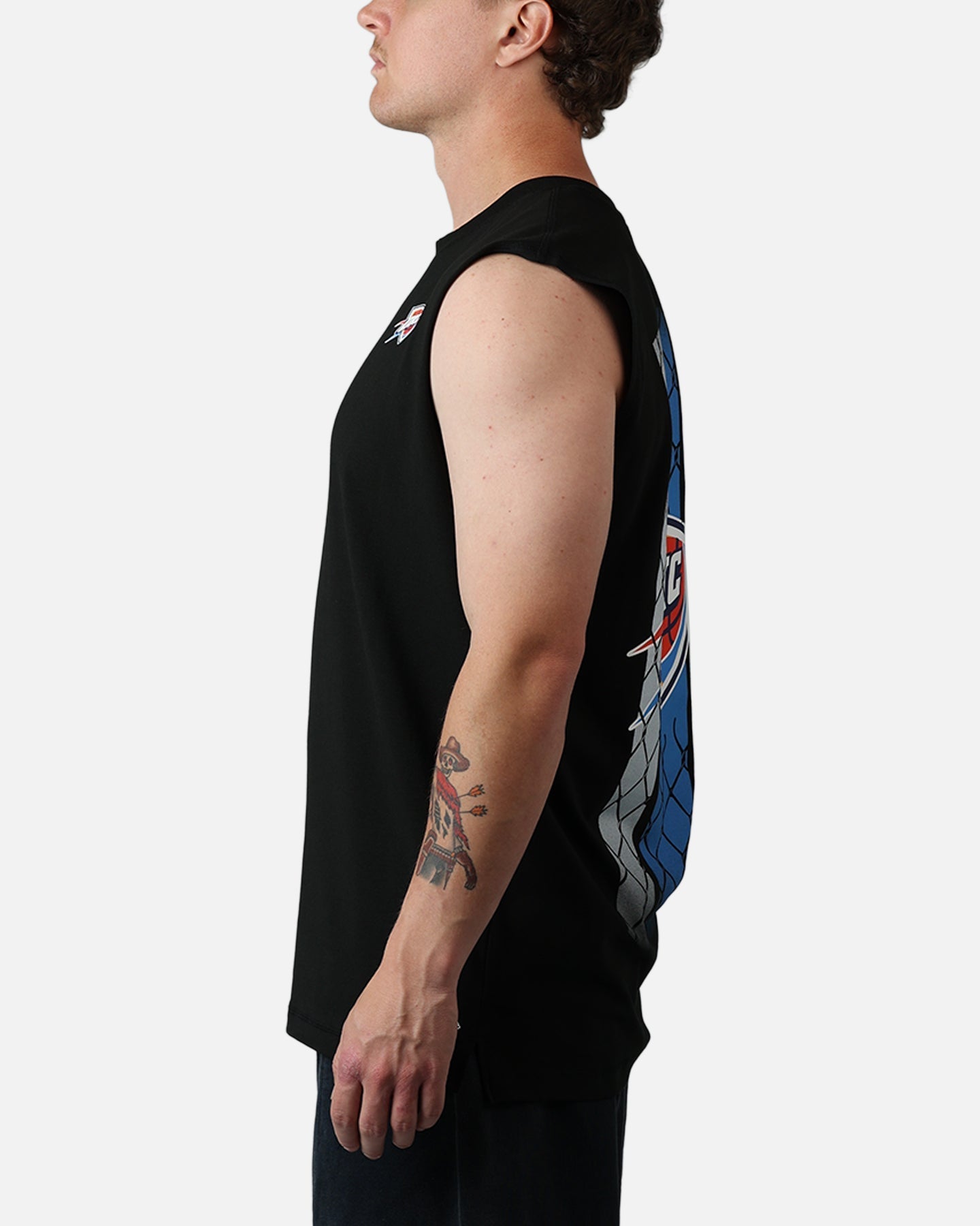 New Era Oklahoma City Thunder Muscle T-Shirt Black