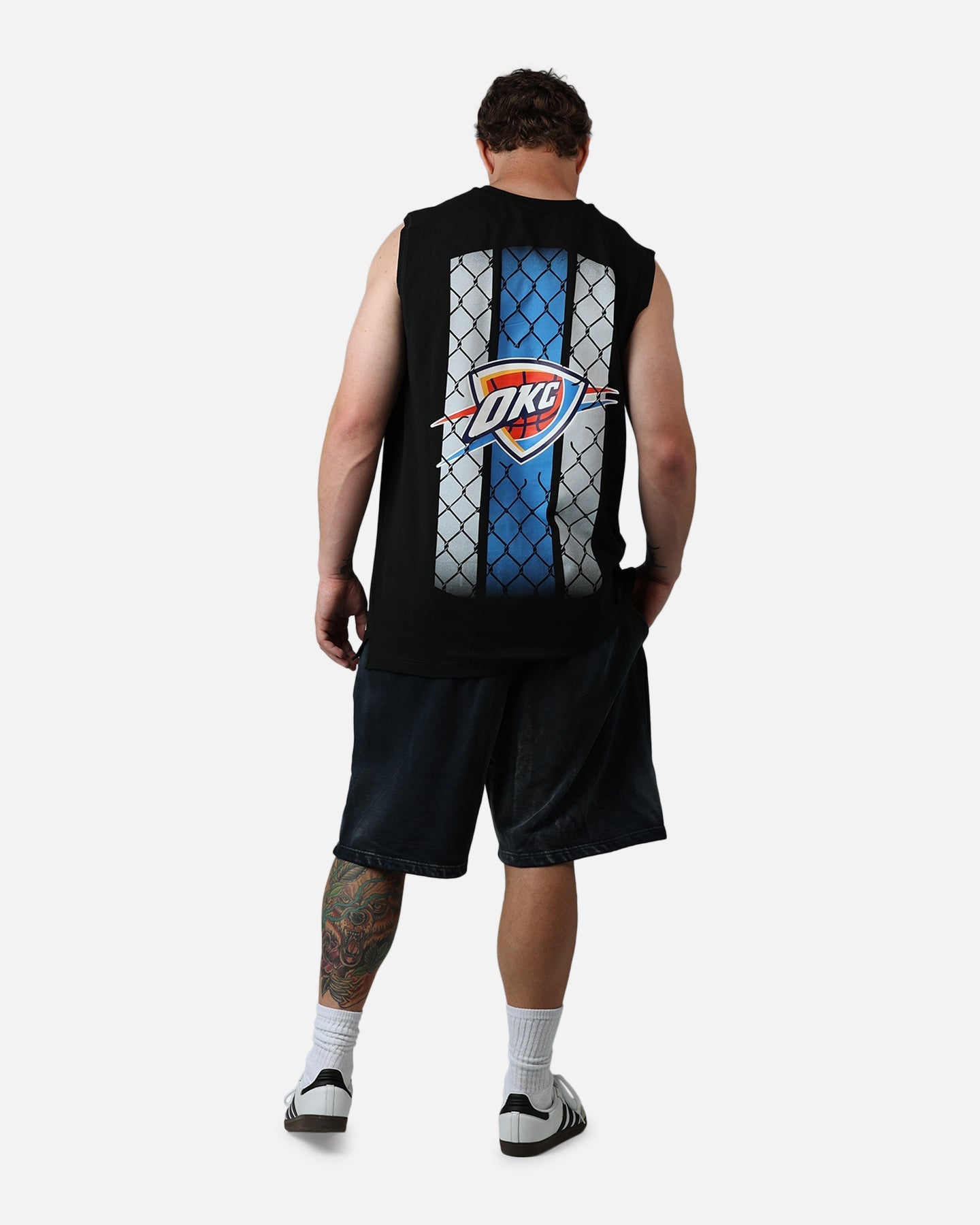 New Era Oklahoma City Thunder Muscle T-Shirt Black