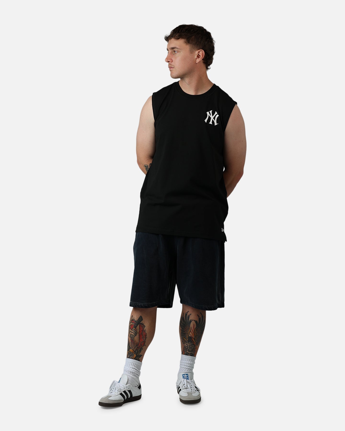New Era New York Yankees Muscle T-Shirt Black