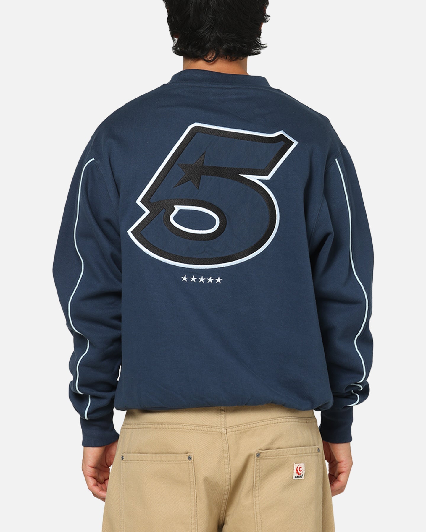 Carre International Star Crewneck Navy