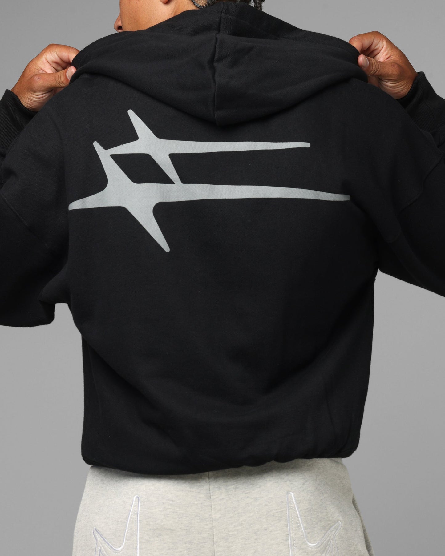 Loiter Hybrid Premium Hoodie Black