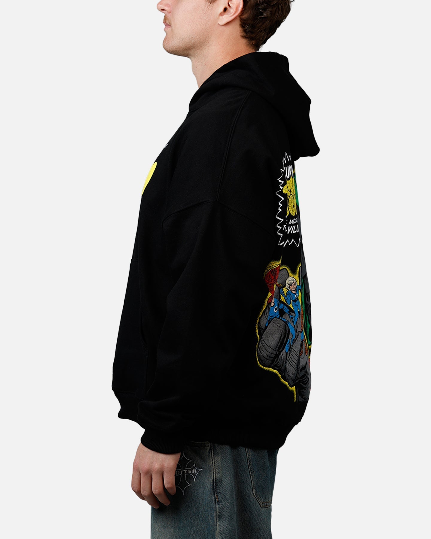73Studio Marvel Fantastic Four Doctor Doom Villain Premium Hoodie Black