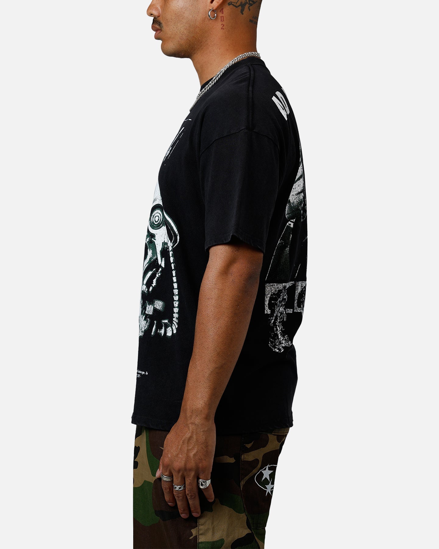 73Studio X Fallout '15 Fallout 4 Vintage T-Shirt Off Black