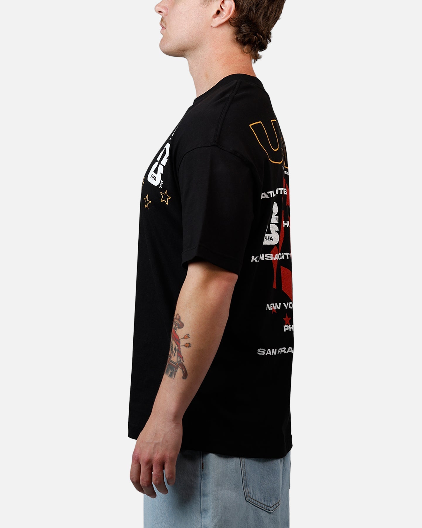 Fifa USA Cities T-Shirt Black