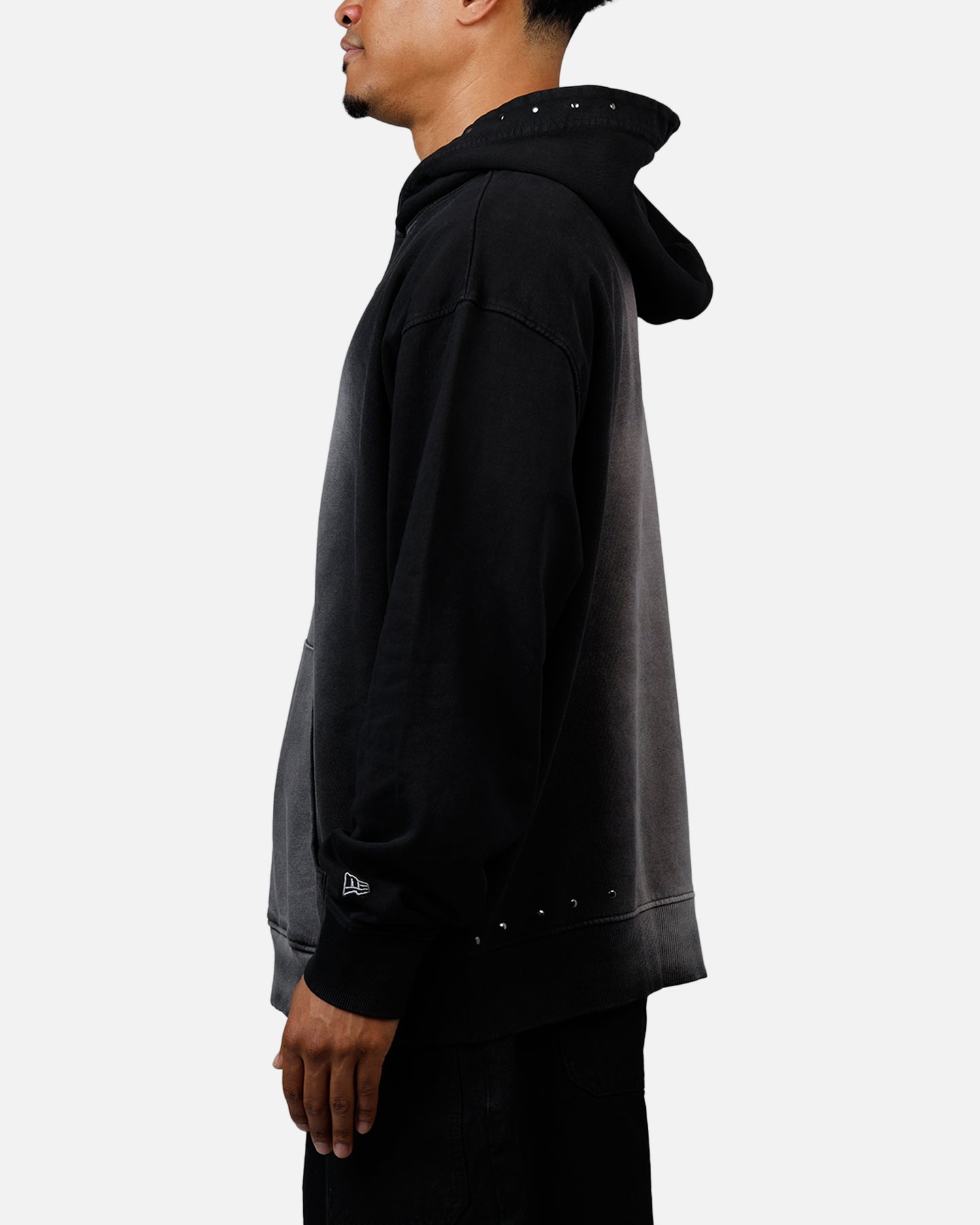 New Era Los Angeles Dodgers Stud Applique Hoodie Black