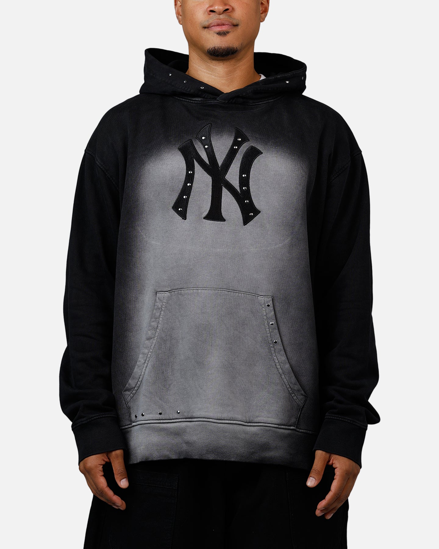 New Era New York Yankees Stud Applique Hoodie Black
