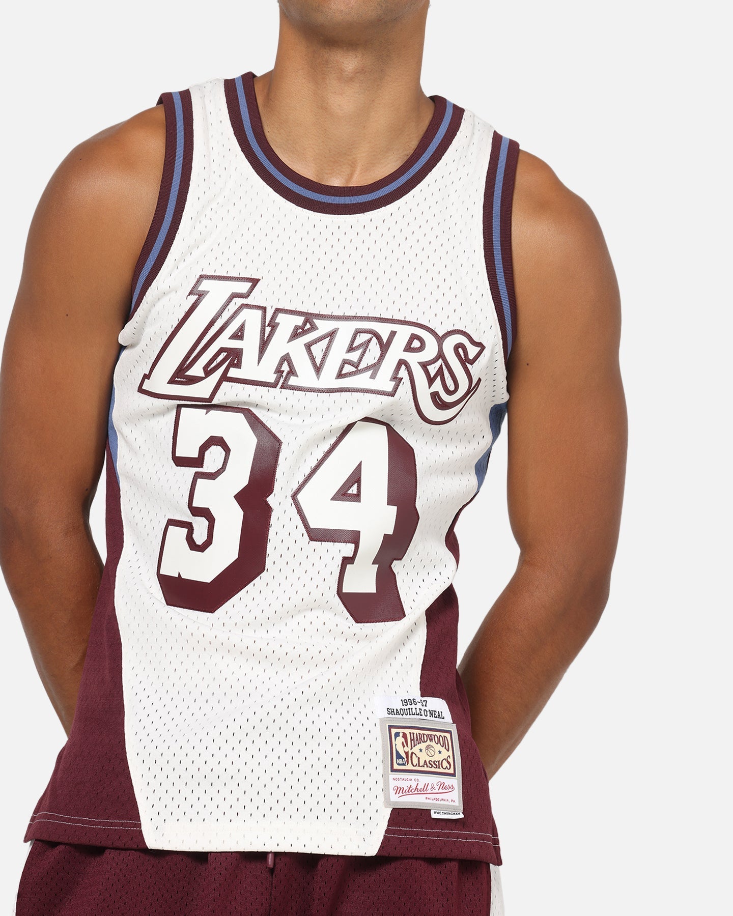 Mitchell & Ness Los Angeles Lakers Shaquille O'Neal Millenium Jersey White/Brown