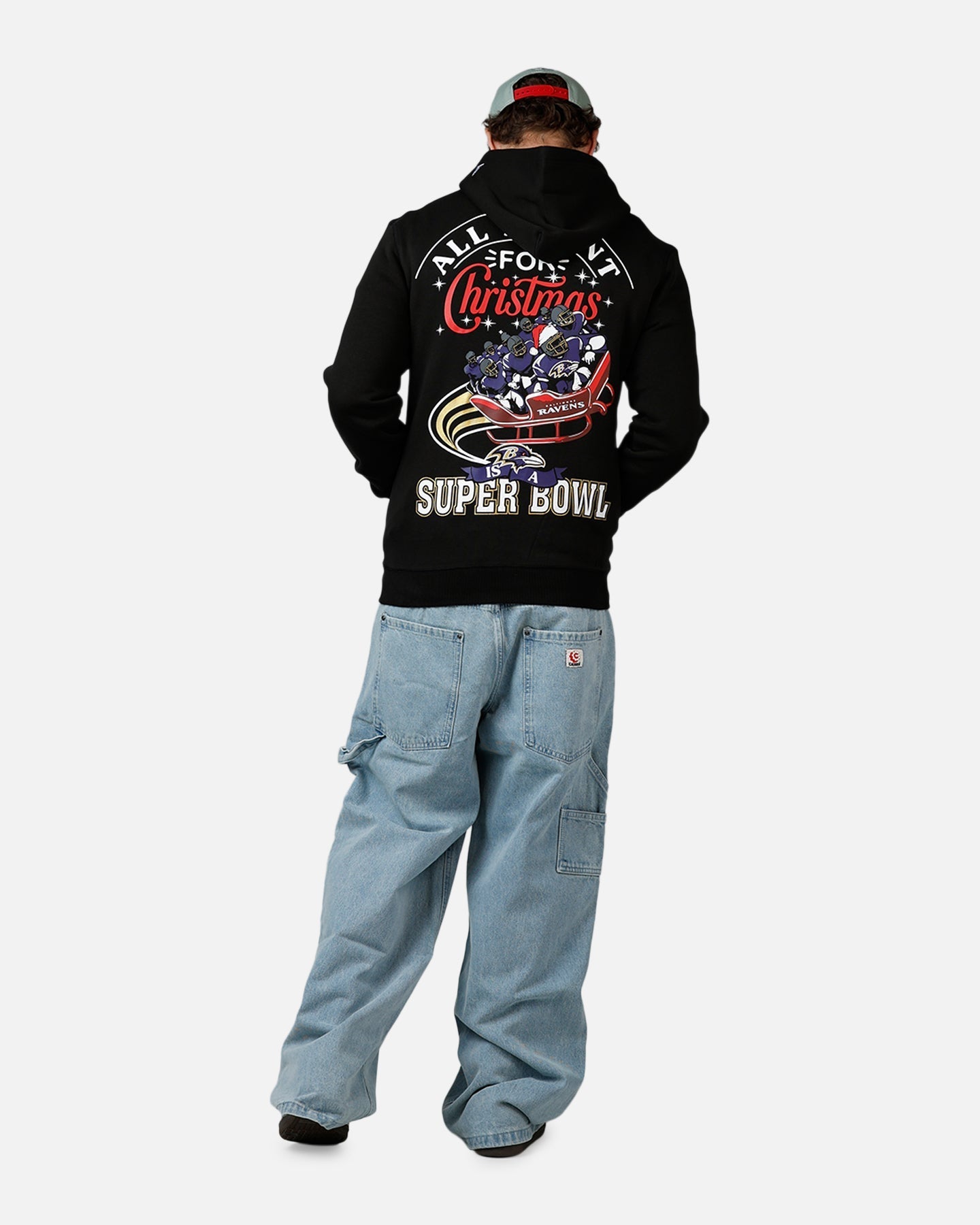 New Era Baltimore Ravens All I Want For Christmas Hoodie Black