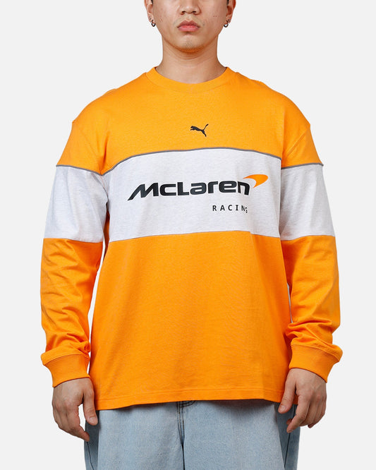 Puma X Mclaren Long Sleeve T-Shirt Papaya