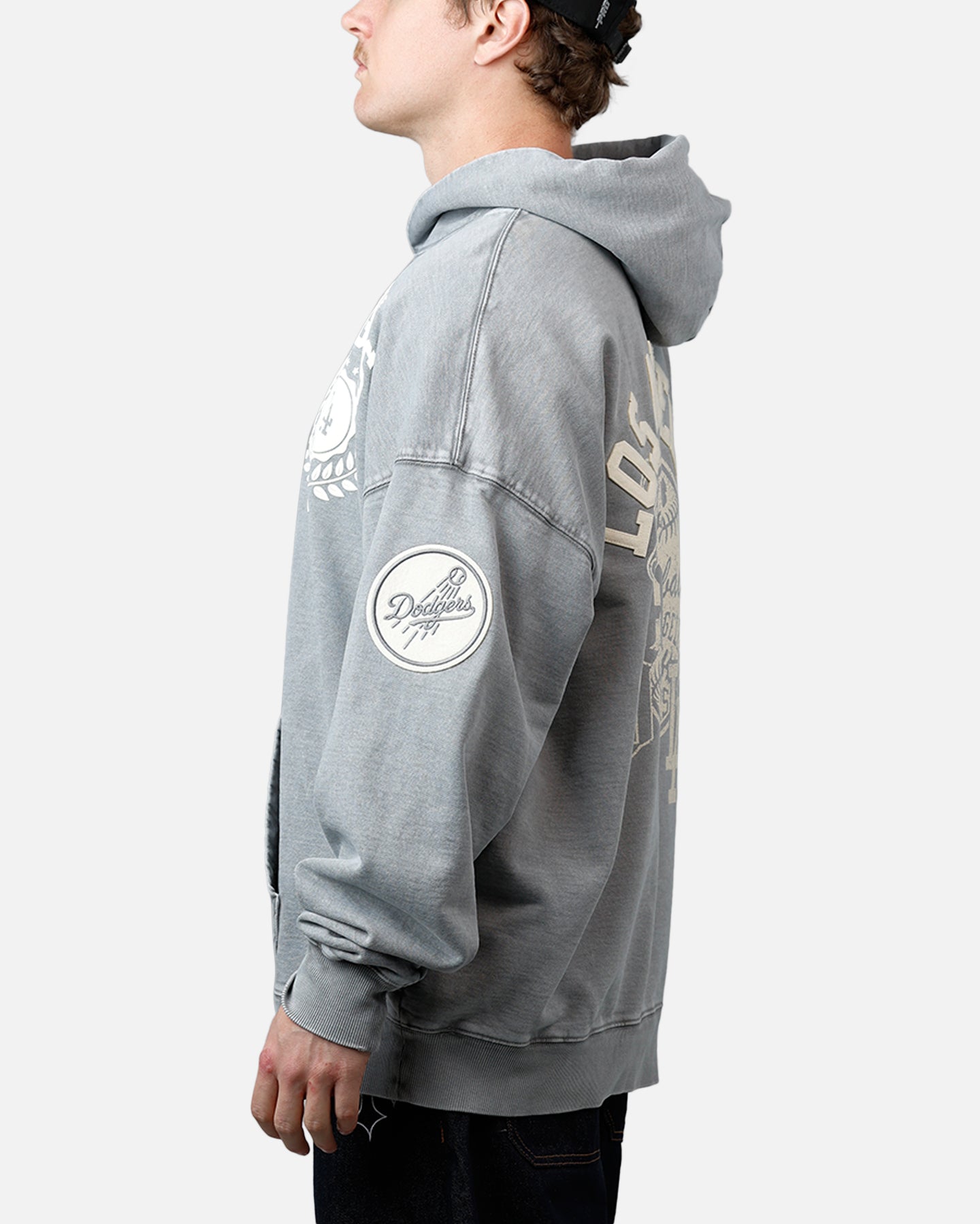 Pro Standard Los Angeles Dodgers Street Team Hoodie Grey