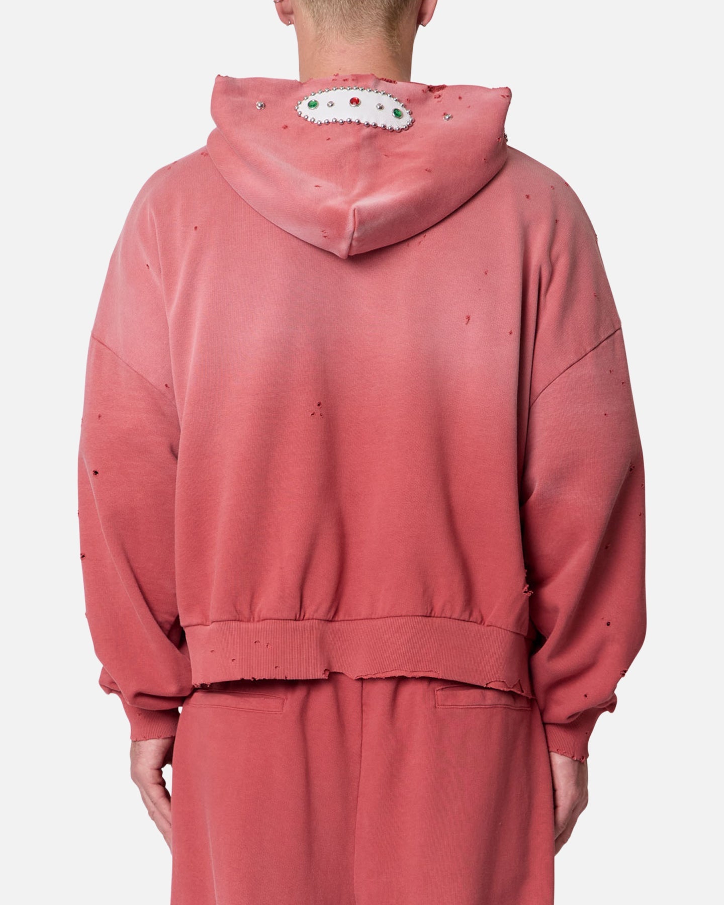MNML Mojave Hoodie Washed Red