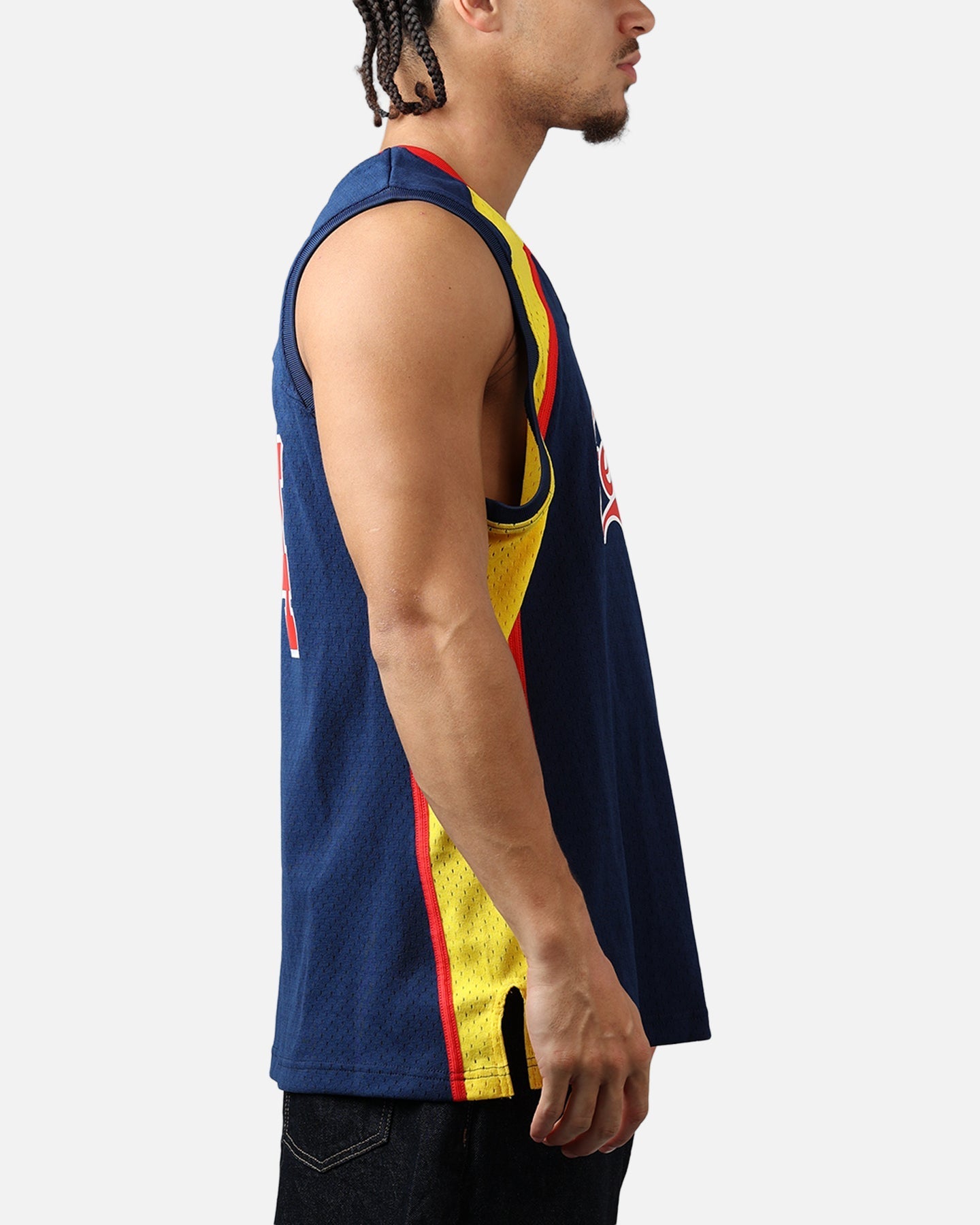 Mitchell & Ness Indiana Fever Tamika Catchings #24 '02 Road Swingman Jersey Blue