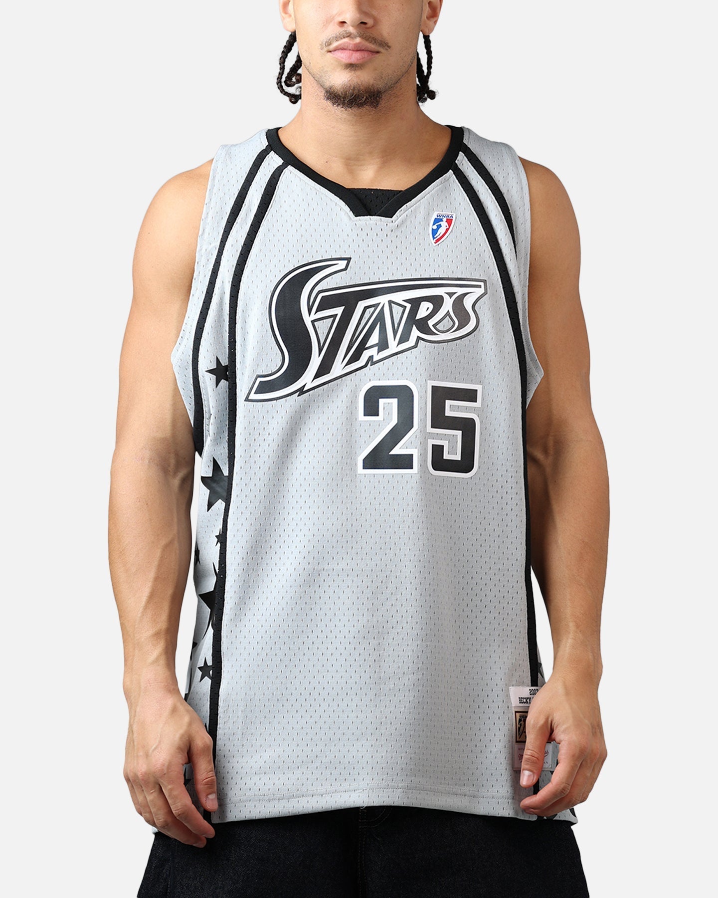 Mitchell & Ness San Antonio Stars Becky Hammon #25 '07 Home Swingman Jersey Grey