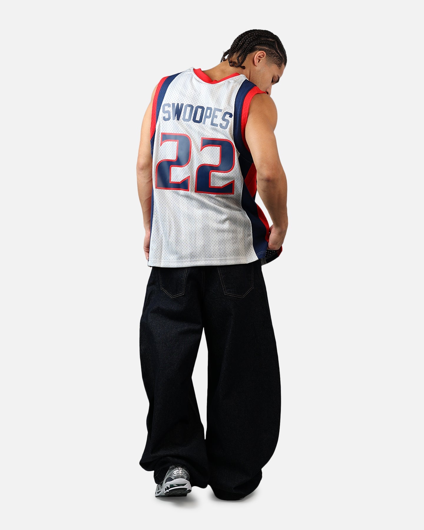 Mitchell & Ness Houston Comets Sheryl Swoopes #22 '97 Road Swingman Jersey Grey