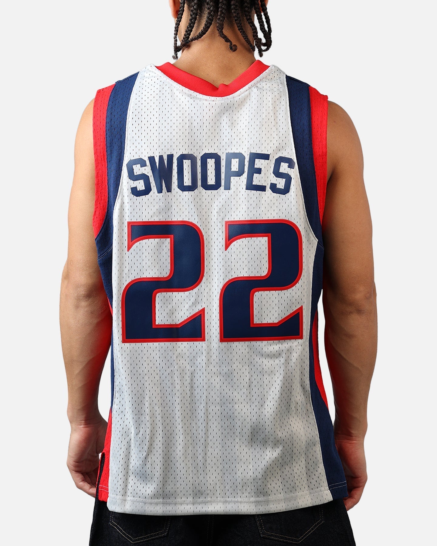 Mitchell & Ness Houston Comets Sheryl Swoopes #22 '97 Road Swingman Jersey Grey