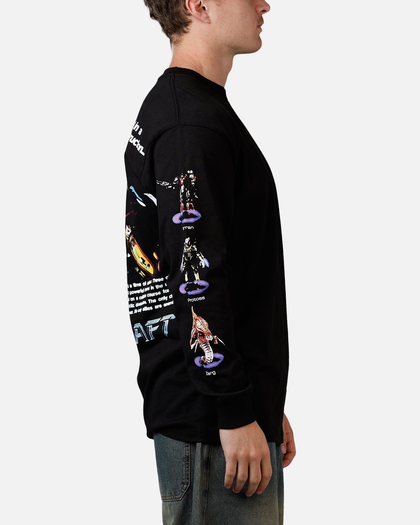 73Studio X Starcraft Race Long Sleeve T-Shirt Black