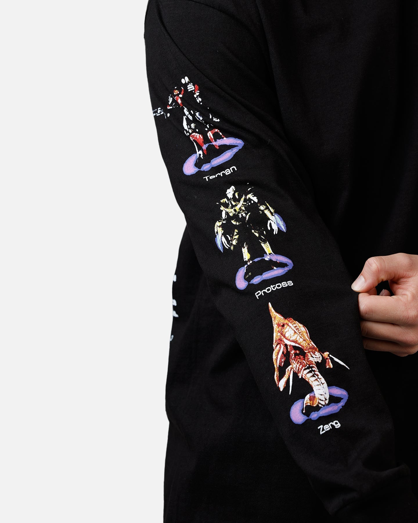 73Studio X Starcraft Race Long Sleeve T-Shirt Black