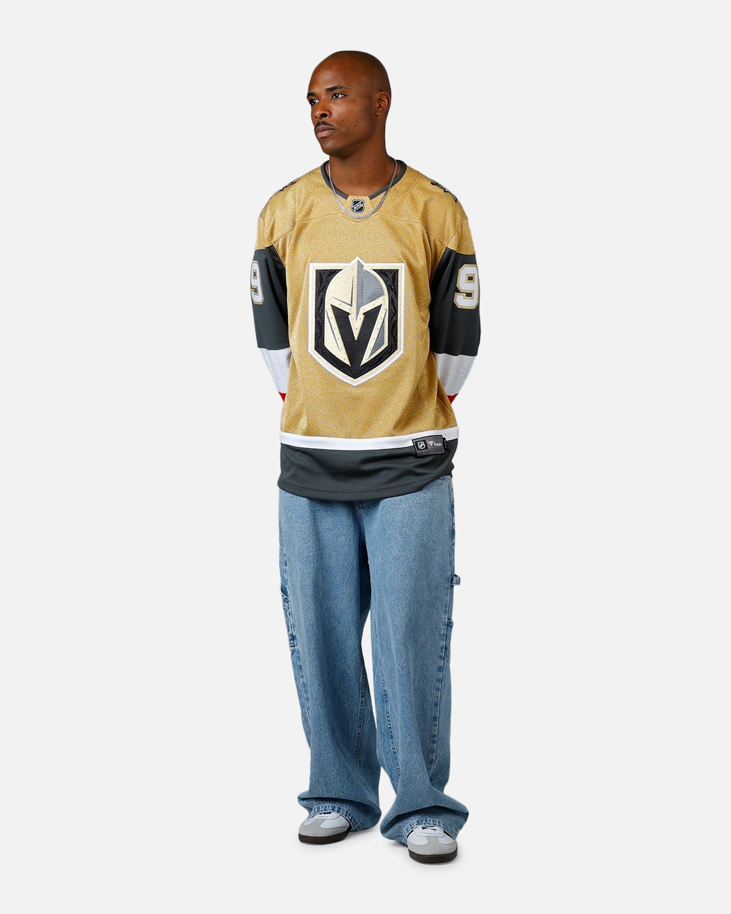 Fanastics Vegas Golden Knights Jack Eichel #9 Jersey Gold