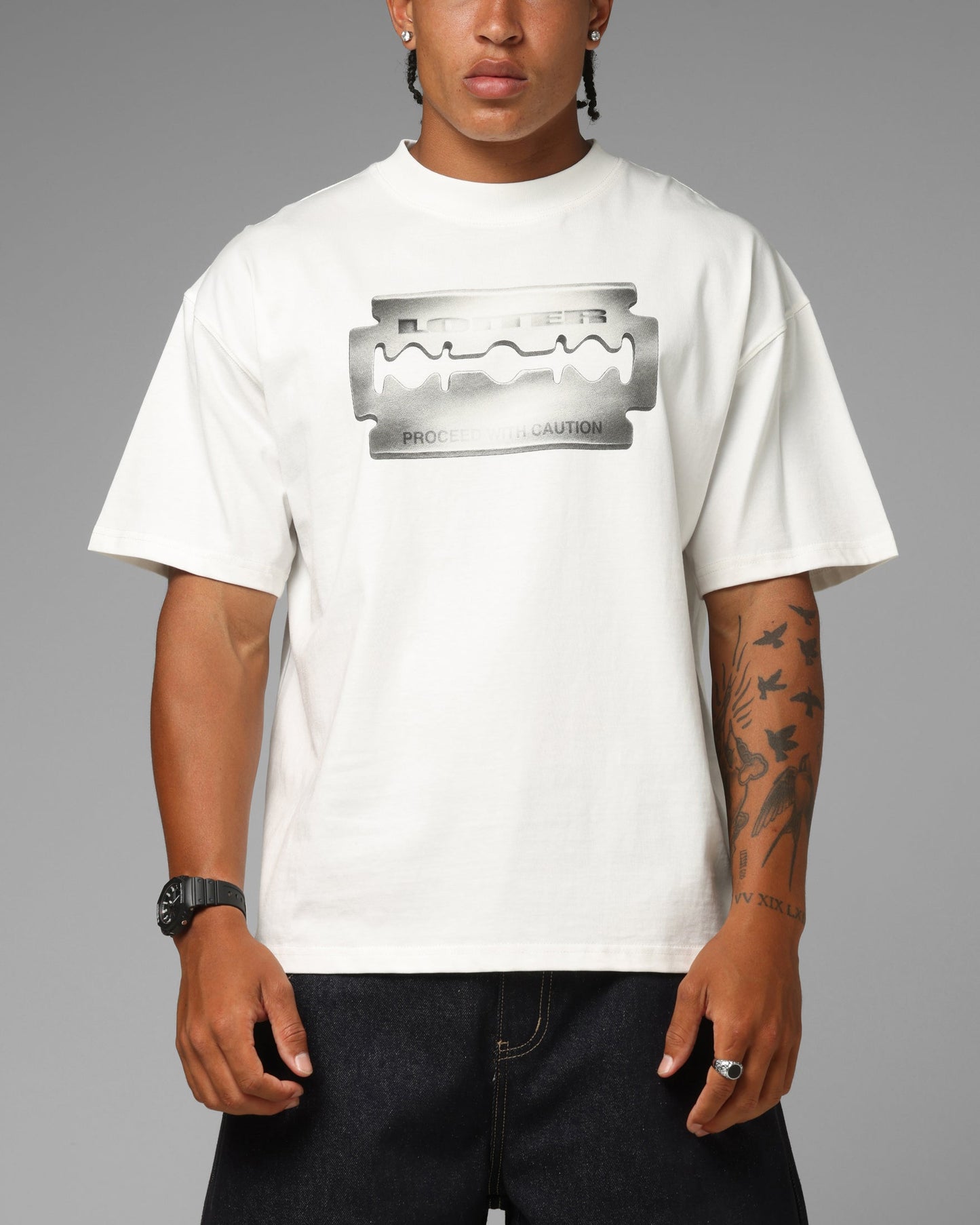 Loiter Blade T-Shirt Off White