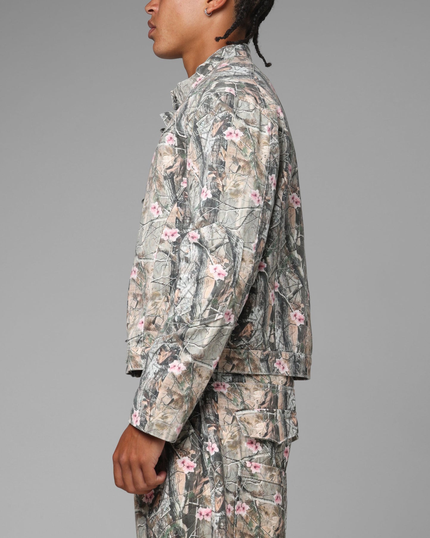 Loiter Thrasher Jacket Pink Tree Camo