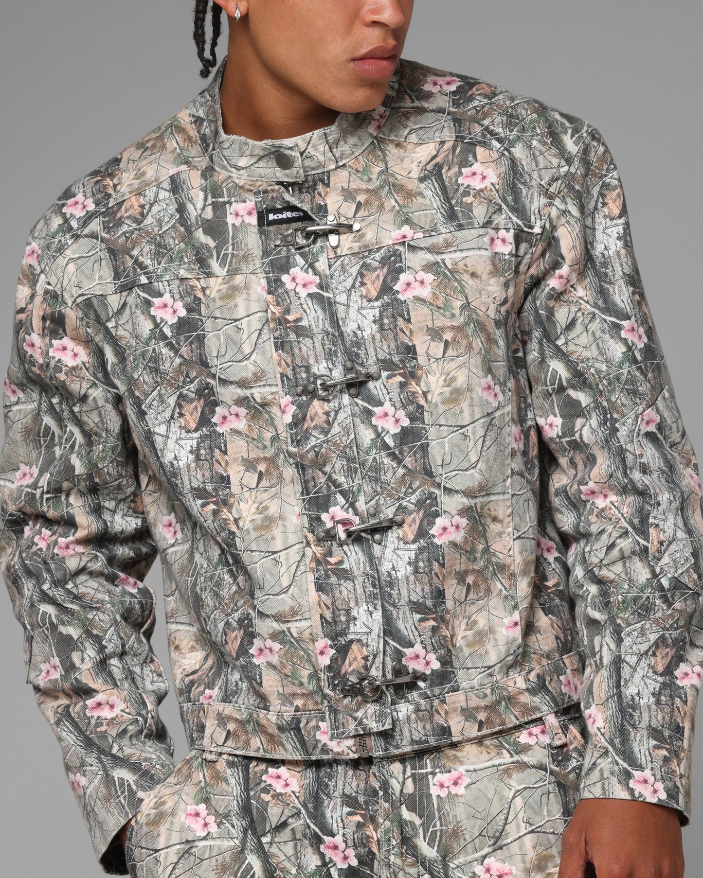 Loiter Thrasher Jacket Pink Tree Camo