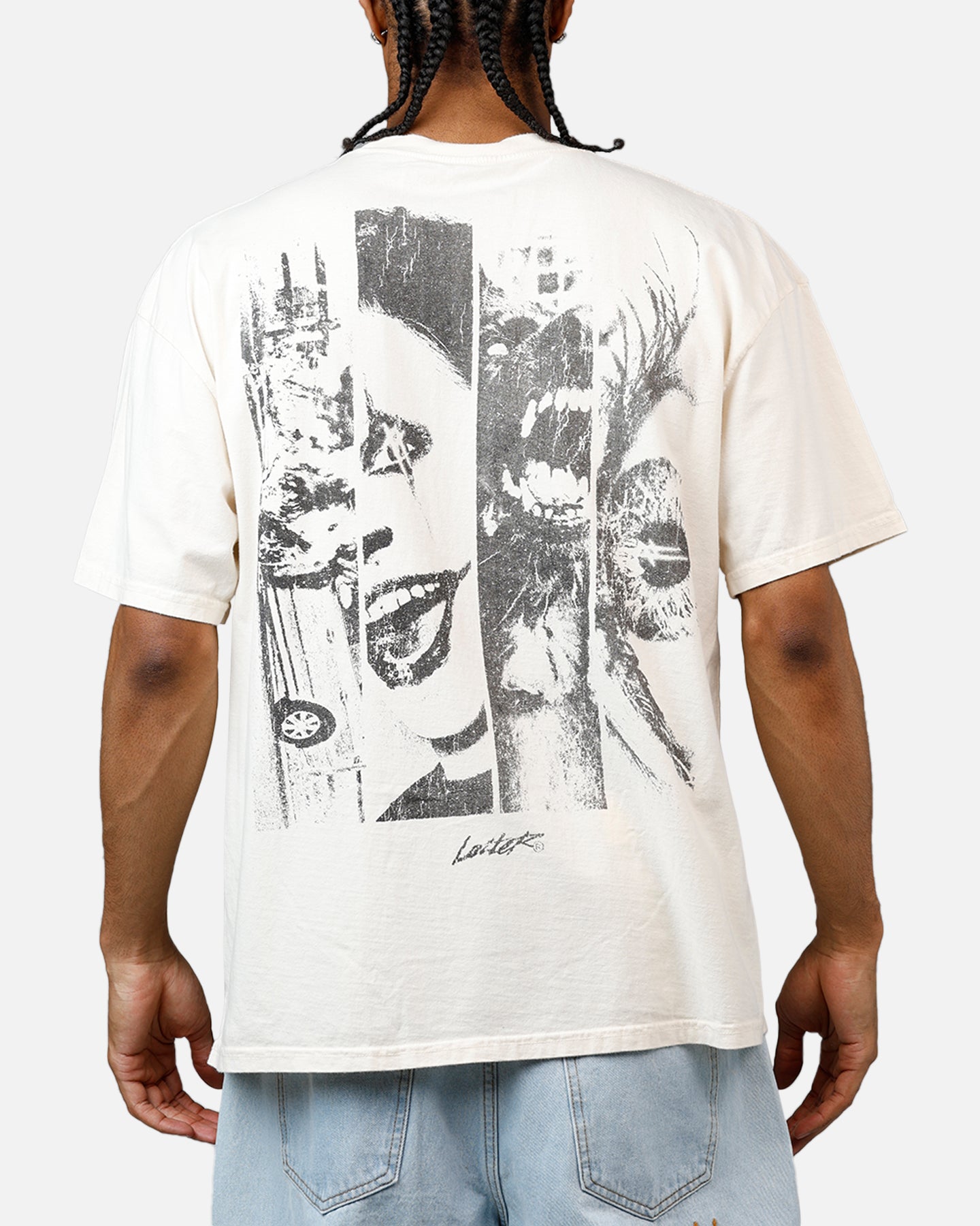 Loiter Born Again T-Shirt Off White