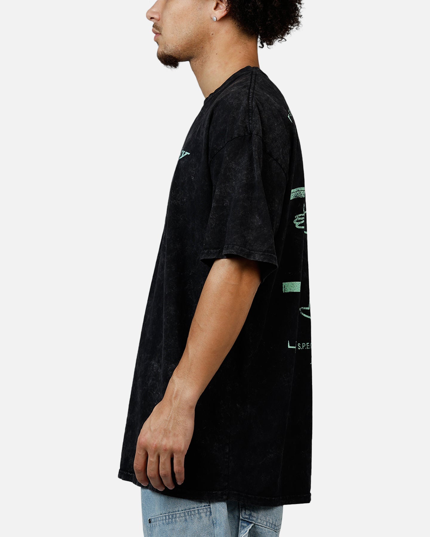 73Studio X Fallout Pipboy T-Shirt Black Acidwash