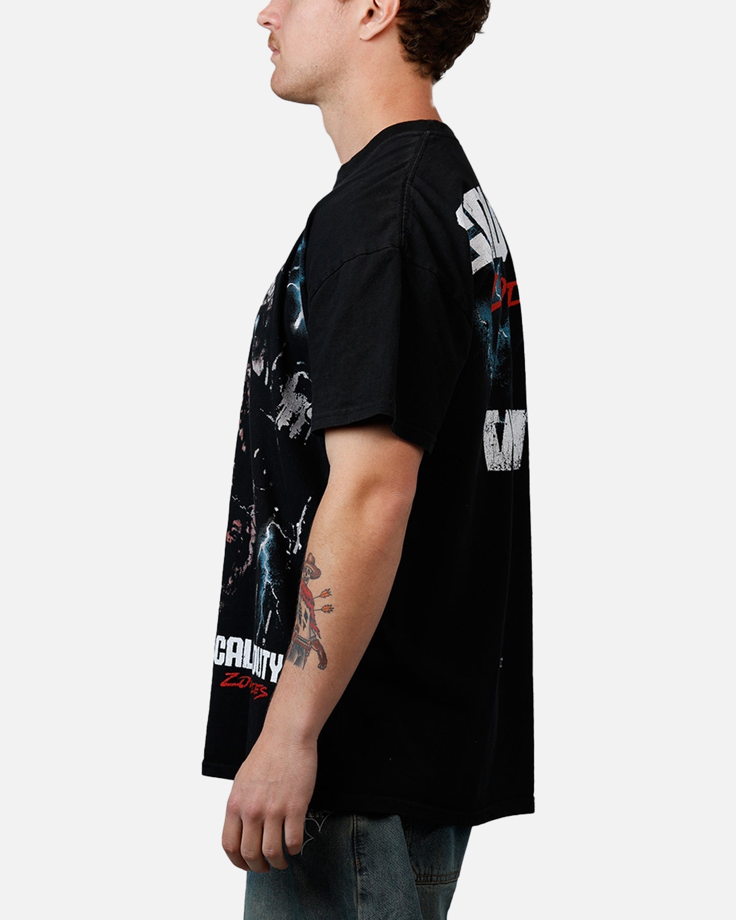 73 Studio X Call Of Duty WWII Tesla Zombies T-Shirt Black