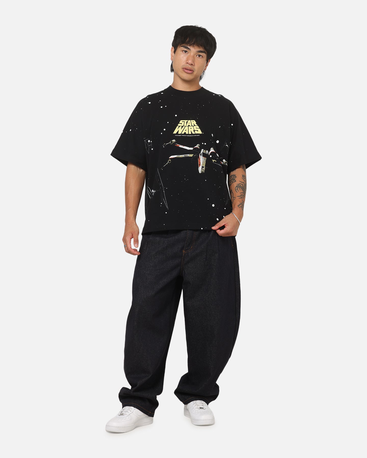 73Studio Star Wars '83 Return Of The Jedi All Print T-Shirt Black