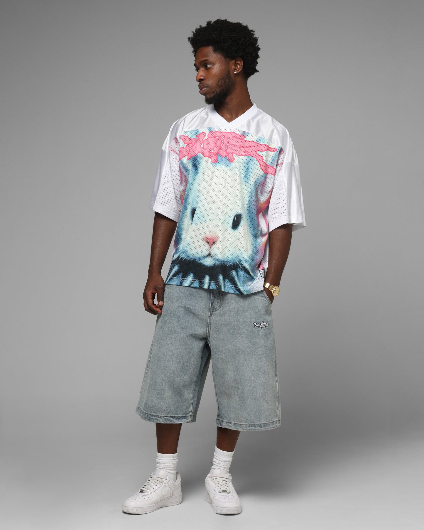 Loiter Airbrush Jersey Pink/White