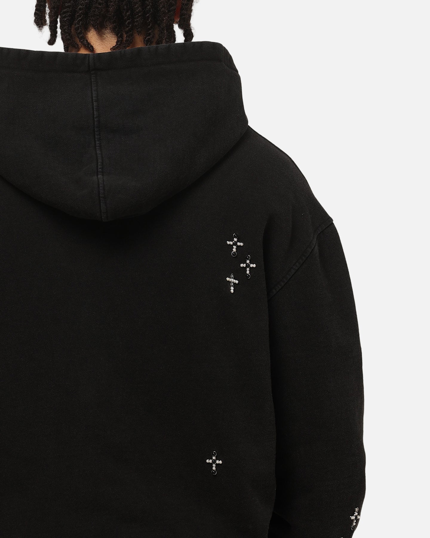 Saint Morta Credo Zip Hoodie Black Wash