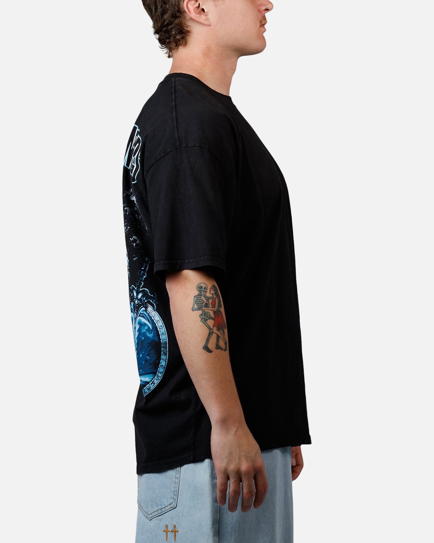 73Studio X World of Warcraft: Frostmourne Hungers T-Shirt Black Acidwash