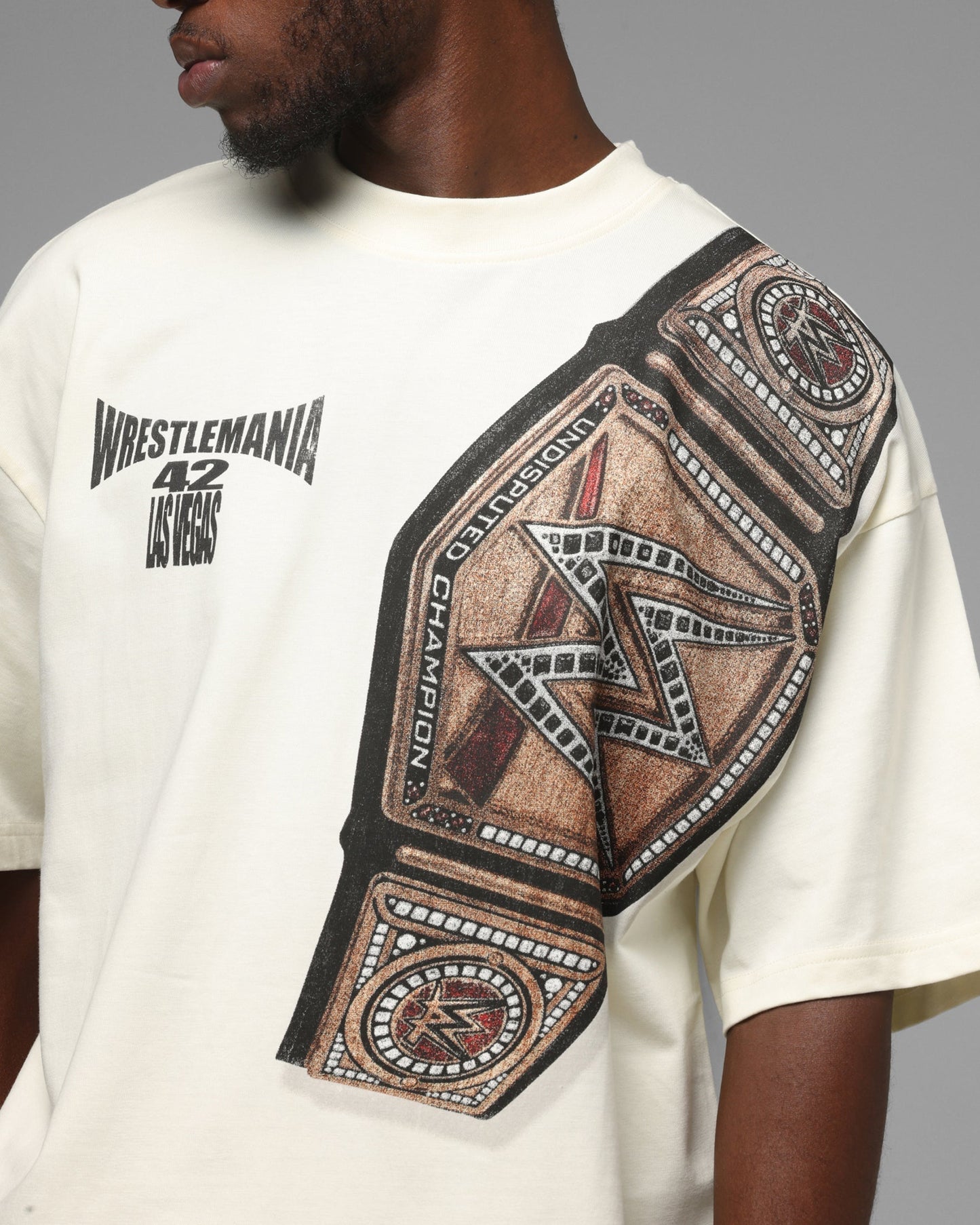 Loiter X WWE WrestleMania 42 T-Shirt Off White
