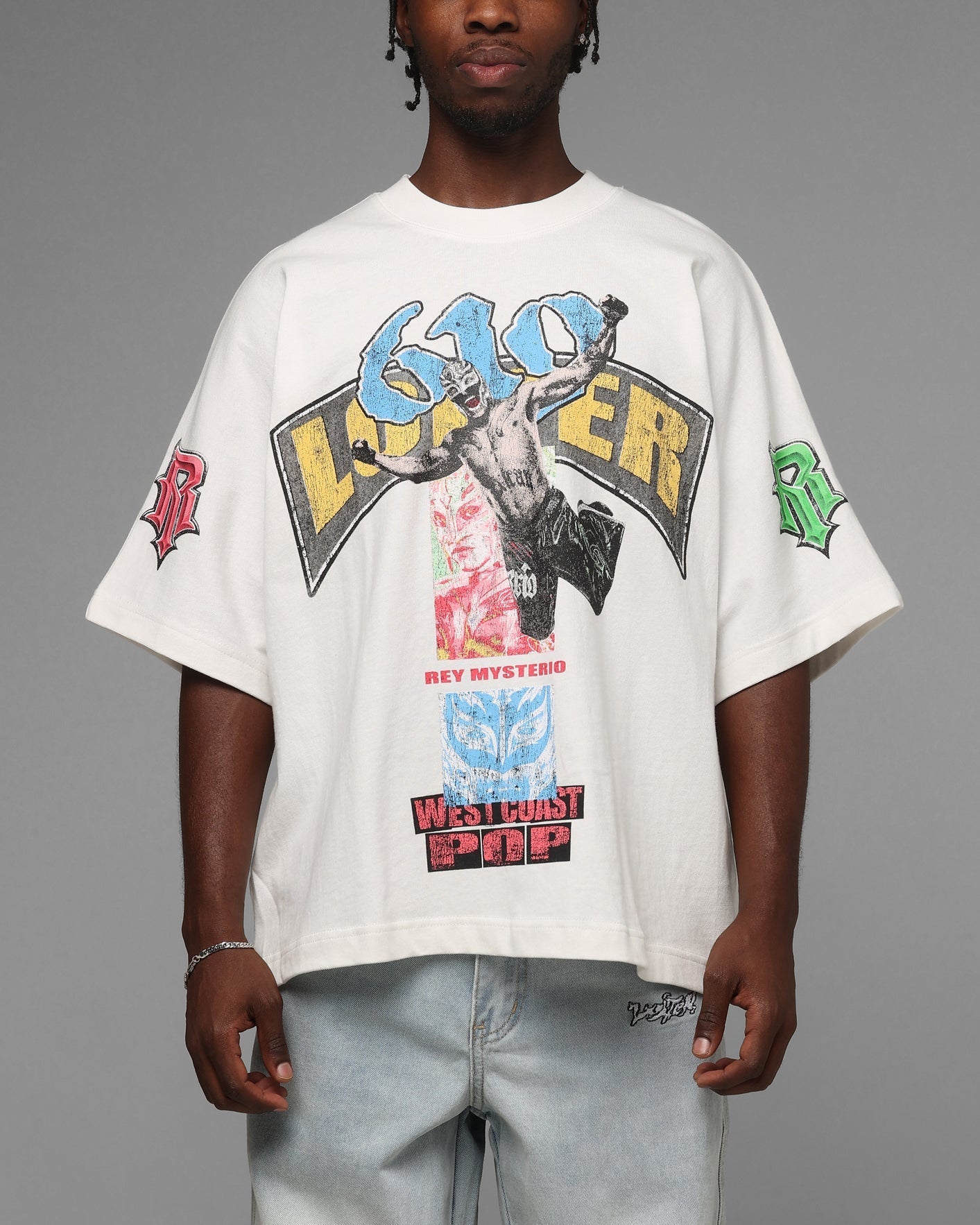Loiter X WWE Rey Mysterio T-Shirt White