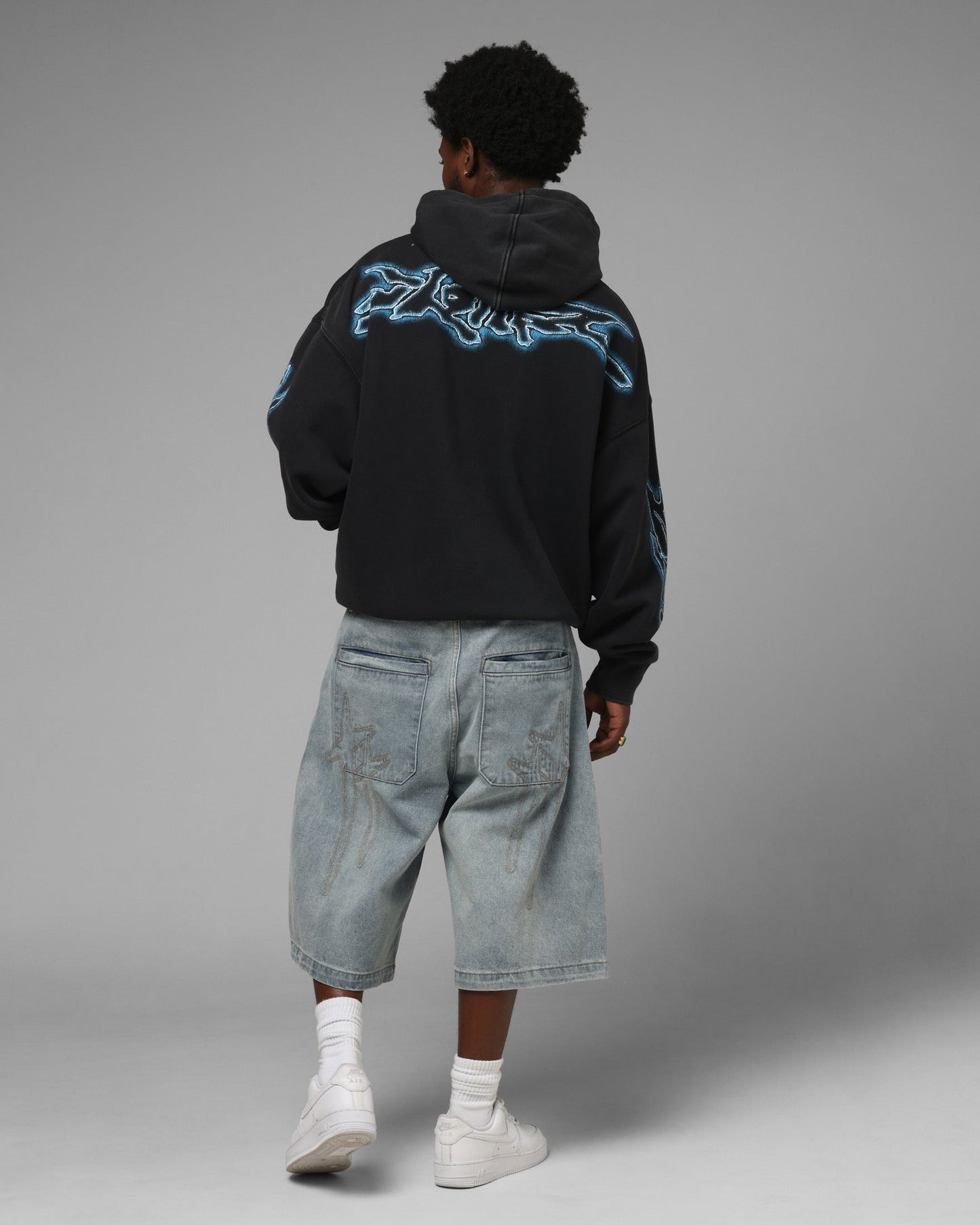Loiter Panther Airbrush Hoodie Black
