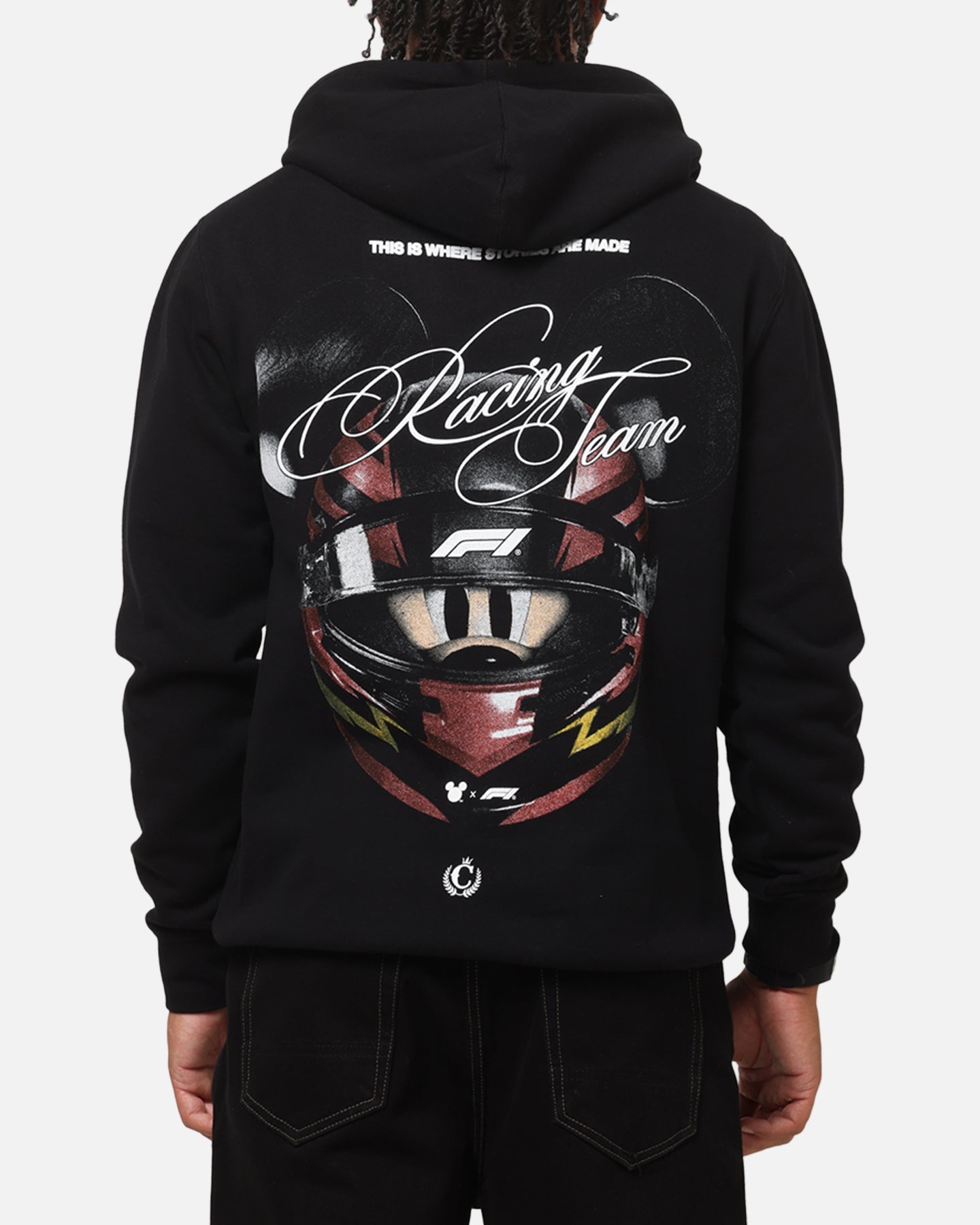 Culture Kings Disney x Formula 1® Mickey Helmet Hoodie Black