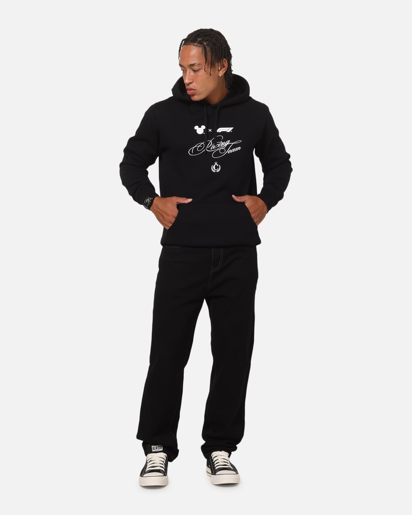 Culture Kings Disney x Formula 1® Mickey Helmet Hoodie Black