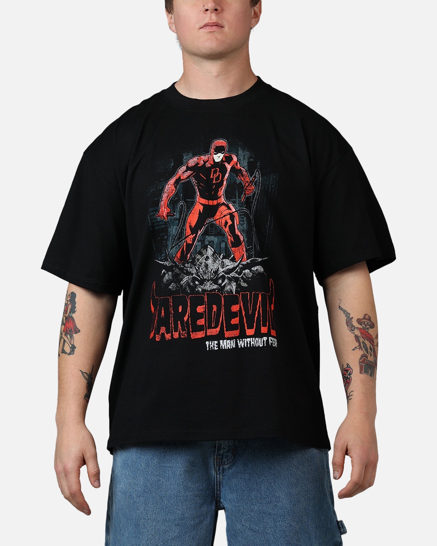 73Studio Marvel Daredevil Hells Kitchen T-Shirt Black