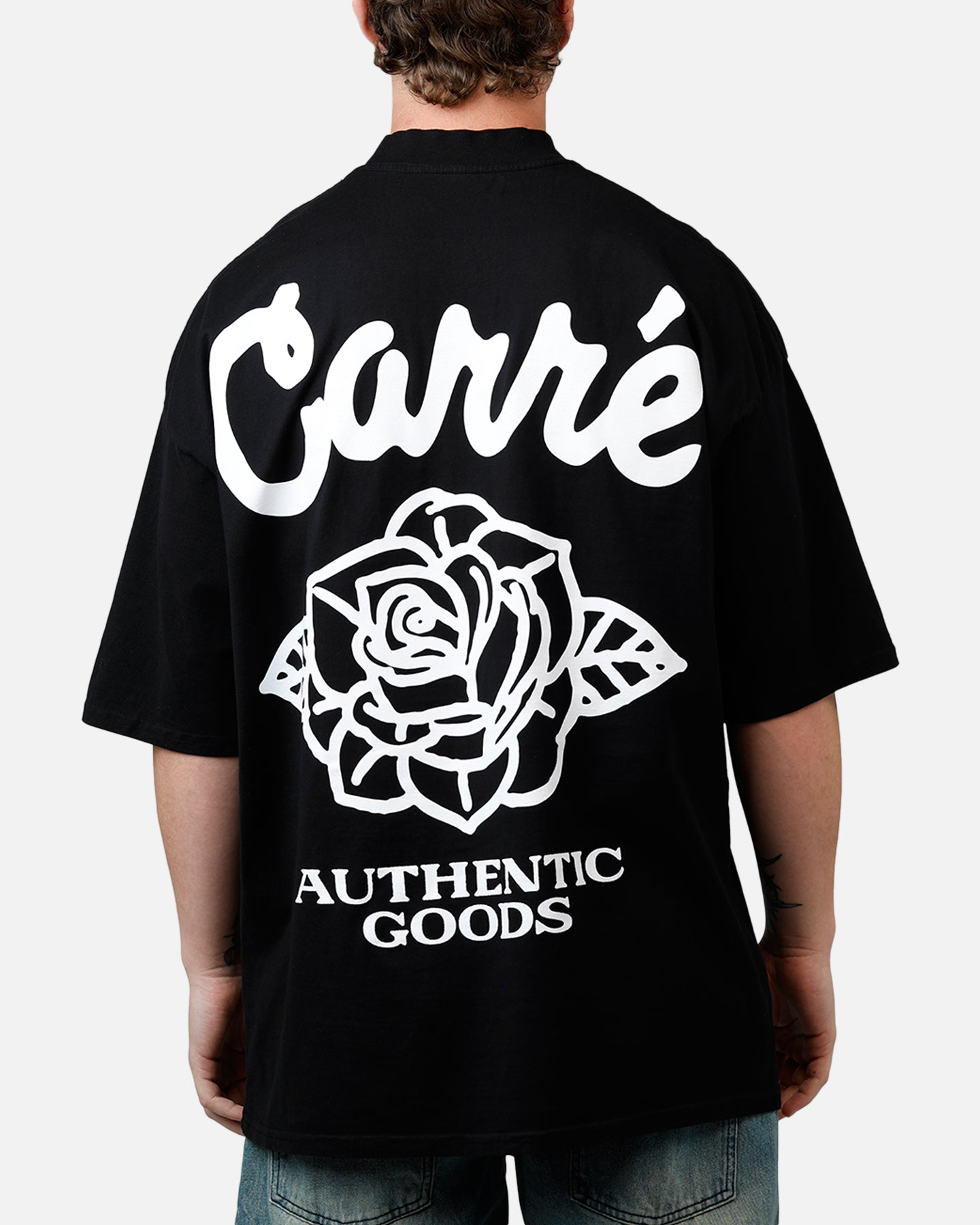 Carre Rosa T-Shirt Black