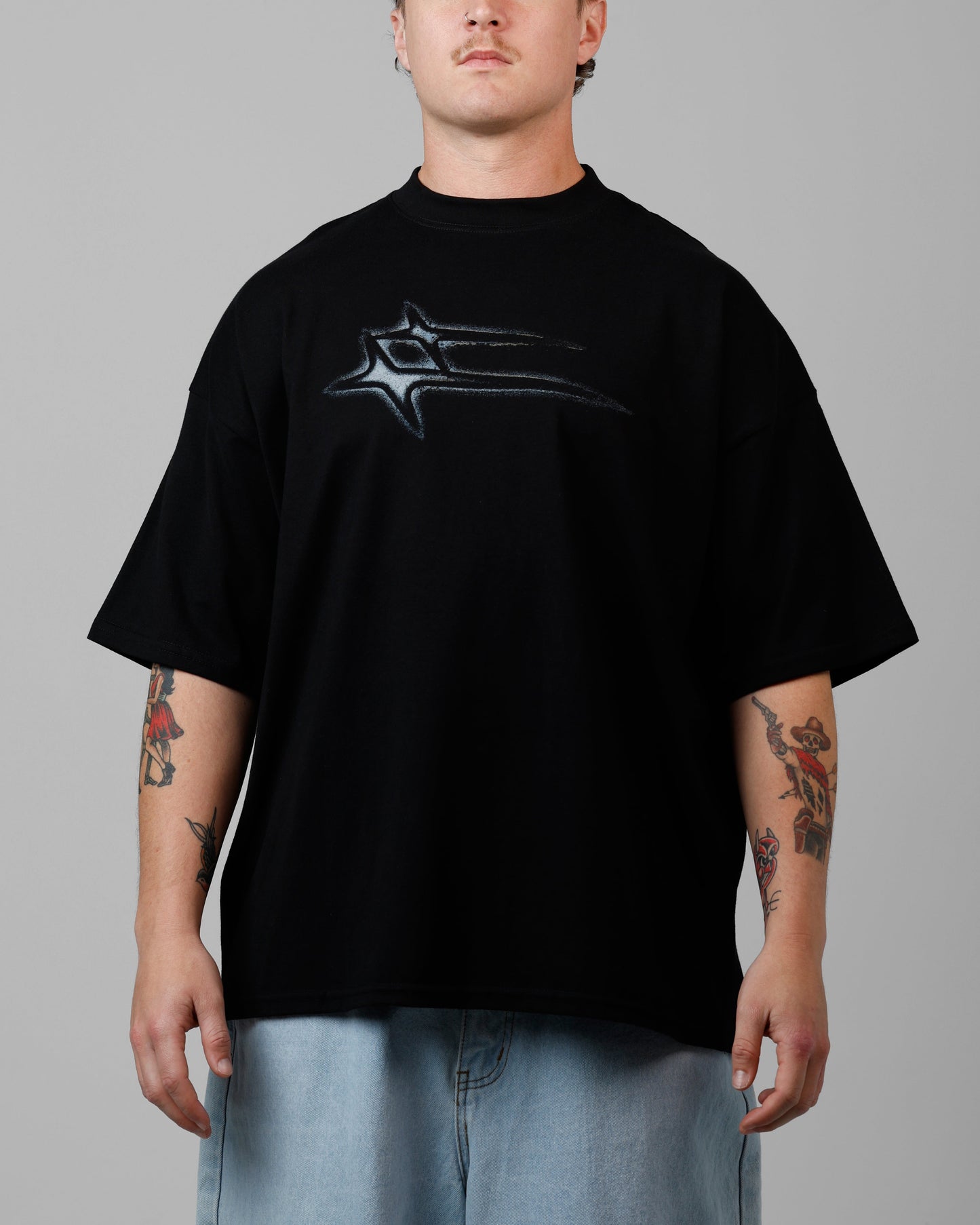 Loiter Afterimage T-Shirt Black