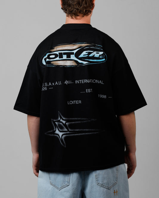 Loiter Speedform T-Shirt Black