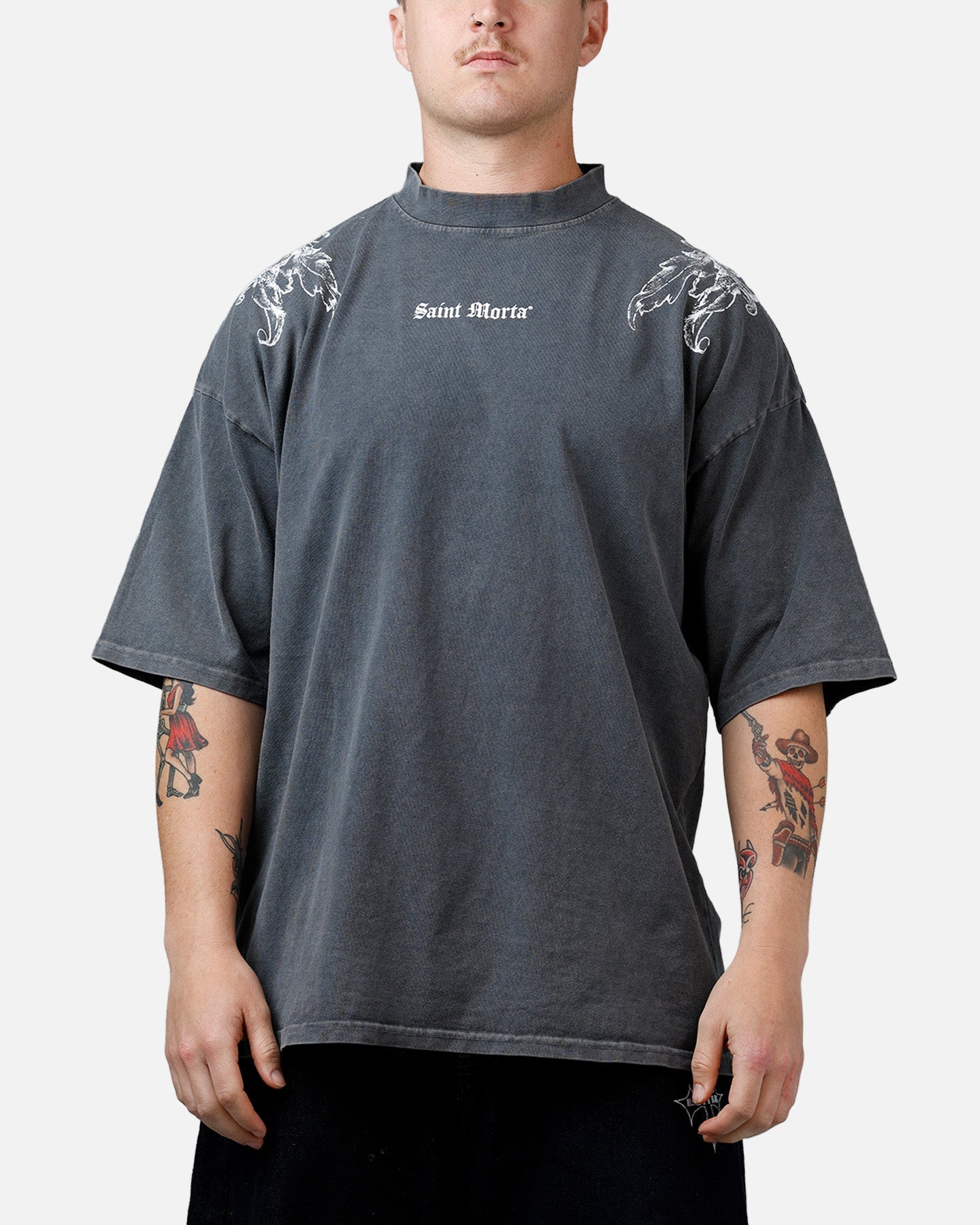 Saint Morta Matriarch T-Shirt Black Wash