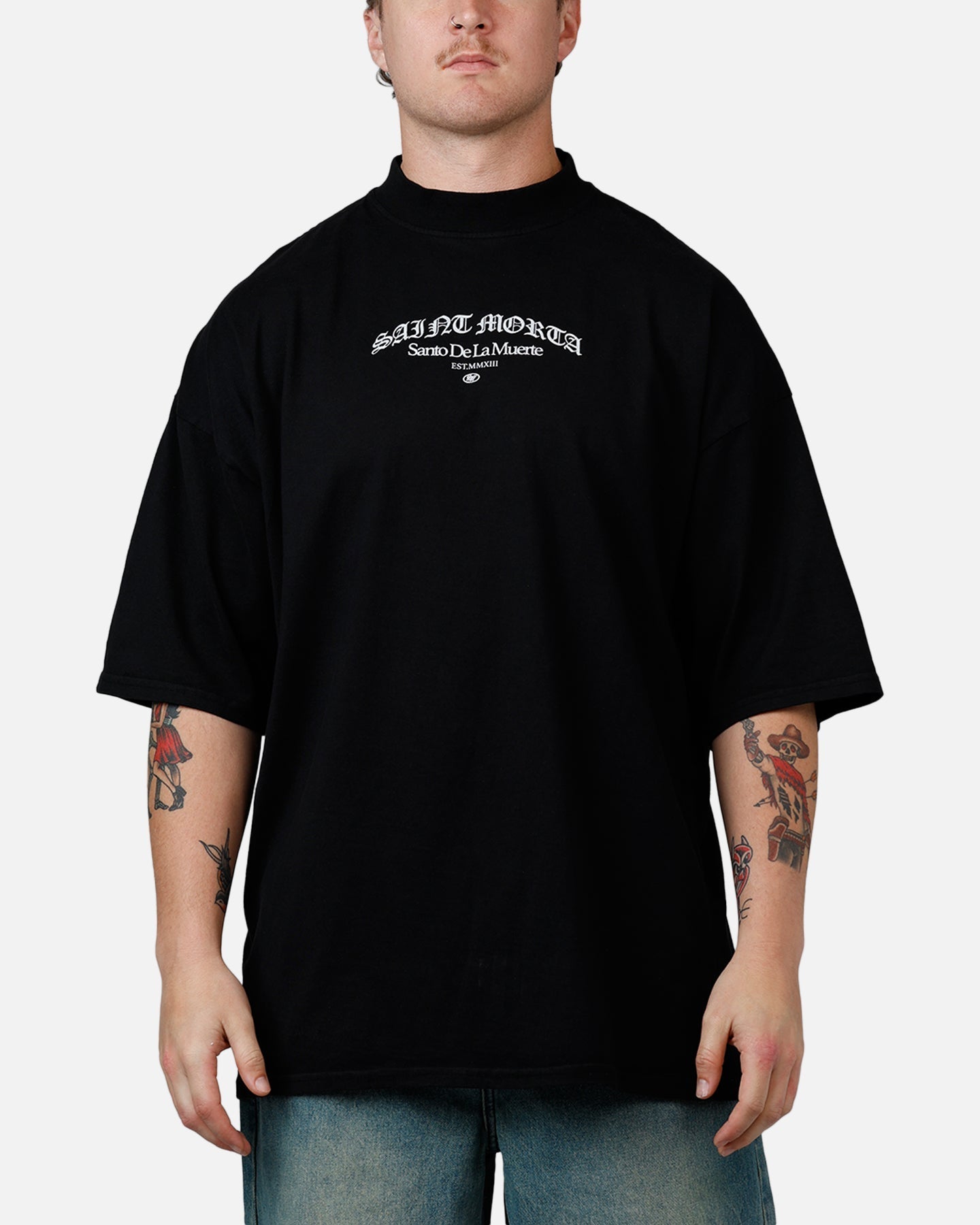 Saint Morta The Cross T-Shirt Black