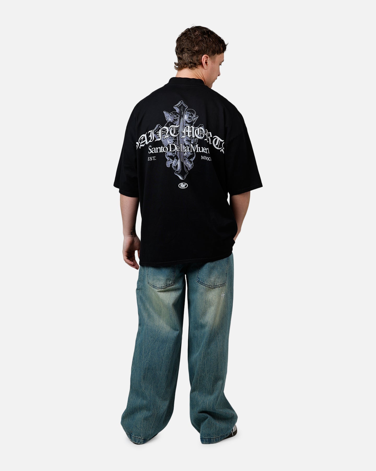 Saint Morta The Cross T-Shirt Black